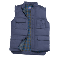 COLETE MULTIBOLSOS ACOLCHOADO AZUL ESC S414 